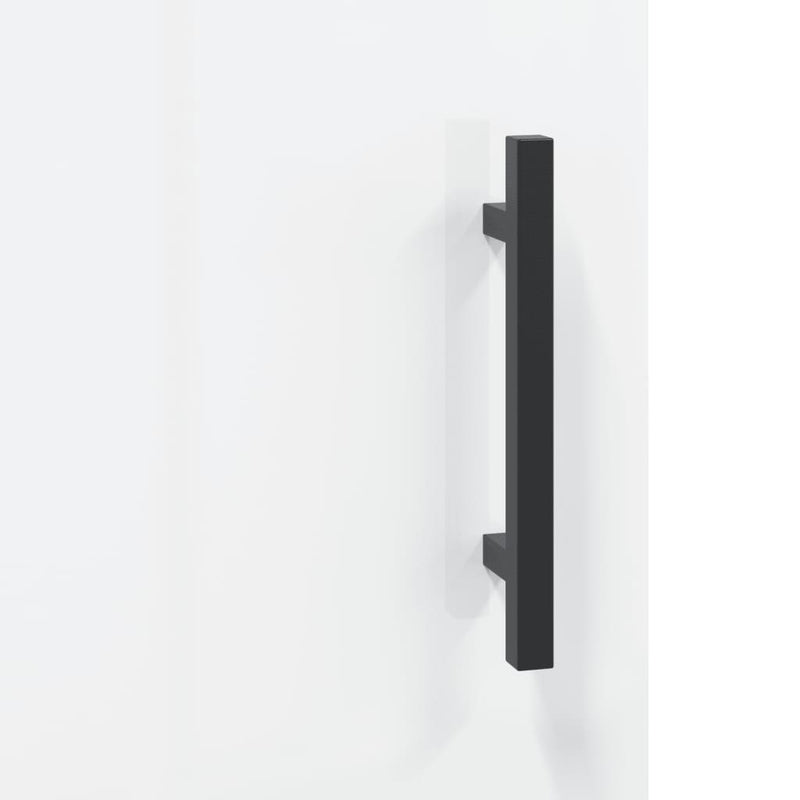 vidaXL magasfényű fehér szerelt fa tálalószekrény 34,5 x 34 x 90 cm