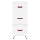 vidaXL fehér szerelt fa tálalóasztal 34,5 x 34 x 90 cm