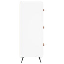 vidaXL fehér szerelt fa tálalóasztal 34,5 x 34 x 90 cm