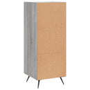 vidaXL szürke sonoma színű szerelt fa tálalószekrény 34,5 x 34 x 90 cm