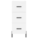 vidaXL fehér szerelt fa tálalóasztal 34,5 x 34 x 90 cm