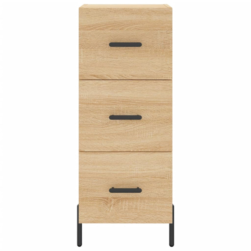 vidaXL sonoma tölgy színű szerelt fa tálalóasztal 34,5 x 34 x 90 cm