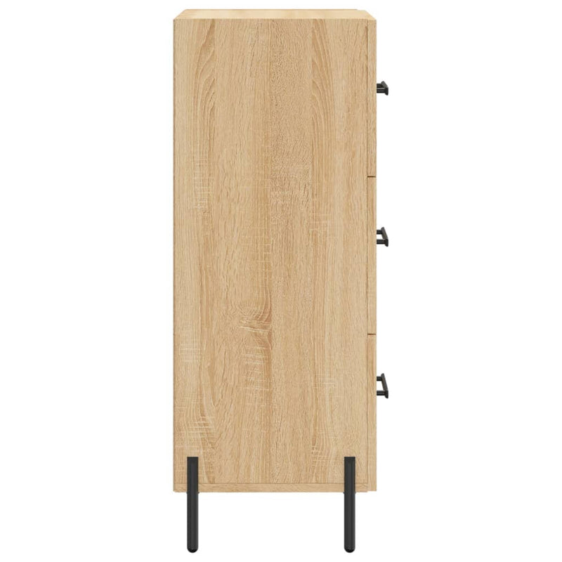 vidaXL sonoma tölgy színű szerelt fa tálalóasztal 34,5 x 34 x 90 cm