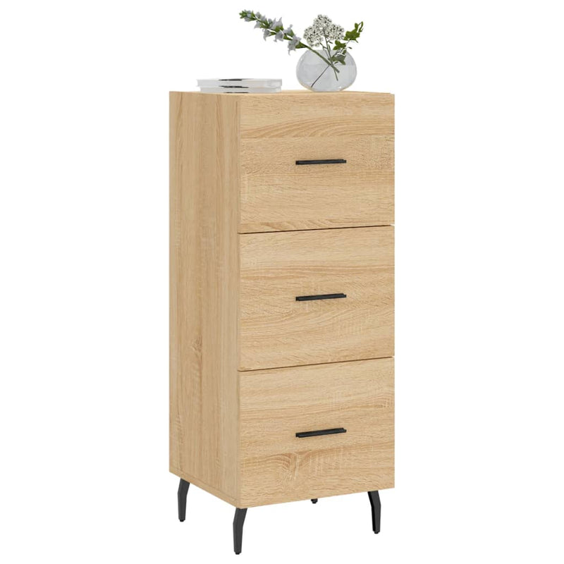 vidaXL sonoma tölgy színű szerelt fa tálalóasztal 34,5 x 34 x 90 cm