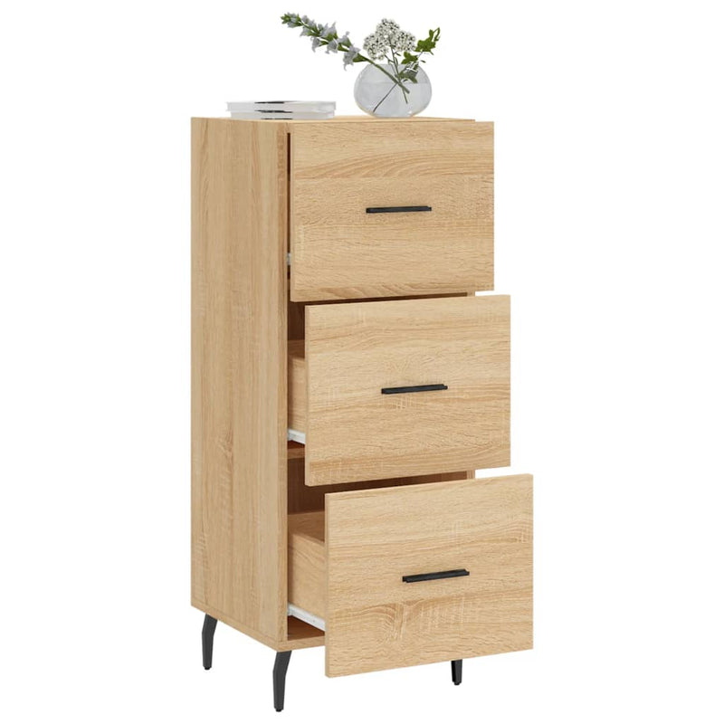 vidaXL sonoma tölgy színű szerelt fa tálalóasztal 34,5 x 34 x 90 cm