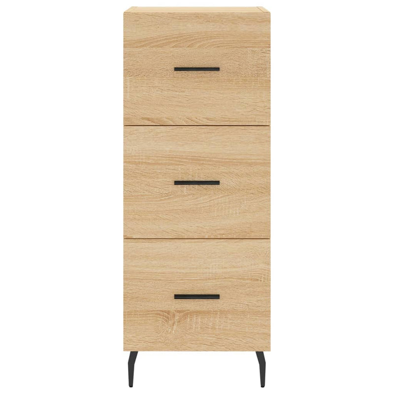 vidaXL sonoma tölgy színű szerelt fa tálalóasztal 34,5 x 34 x 90 cm