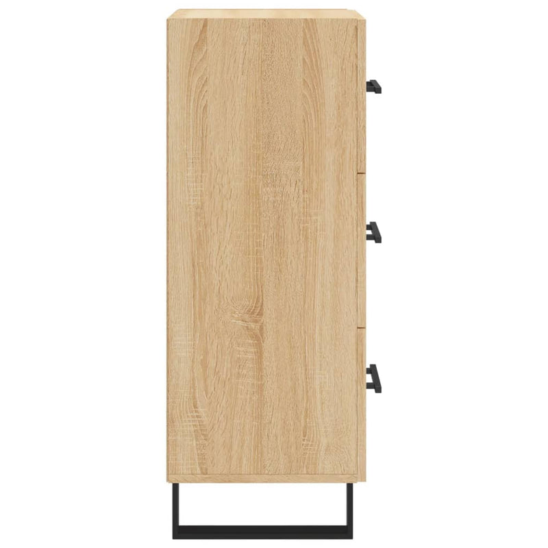 vidaXL sonoma tölgy színű szerelt fa tálalóasztal 34,5 x 34 x 90 cm