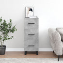 vidaXL betonszürke szerelt fa tálalószekrény 34,5 x 34 x 90 cm