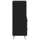 vidaXL fekete szerelt fa tálalóasztal 34,5 x 34 x 90 cm