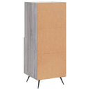 vidaXL szürke sonoma színű szerelt fa tálalószekrény 34,5 x 34 x 90 cm