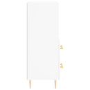 vidaXL fehér szerelt fa tálalóasztal 34,5 x 34 x 90 cm