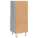 vidaXL szürke sonoma színű szerelt fa tálalószekrény 34,5 x 34 x 90 cm