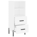 vidaXL fehér szerelt fa tálalóasztal 34,5 x 34 x 90 cm