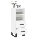 vidaXL fehér szerelt fa tálalóasztal 34,5 x 34 x 90 cm