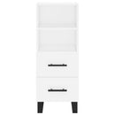 vidaXL fehér szerelt fa tálalóasztal 34,5 x 34 x 90 cm