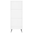 vidaXL fehér szerelt fa polcos szekrény 34,5 x 32,5 x 90 cm