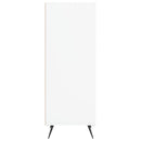 vidaXL fehér szerelt fa polcos szekrény 34,5 x 32,5 x 90 cm