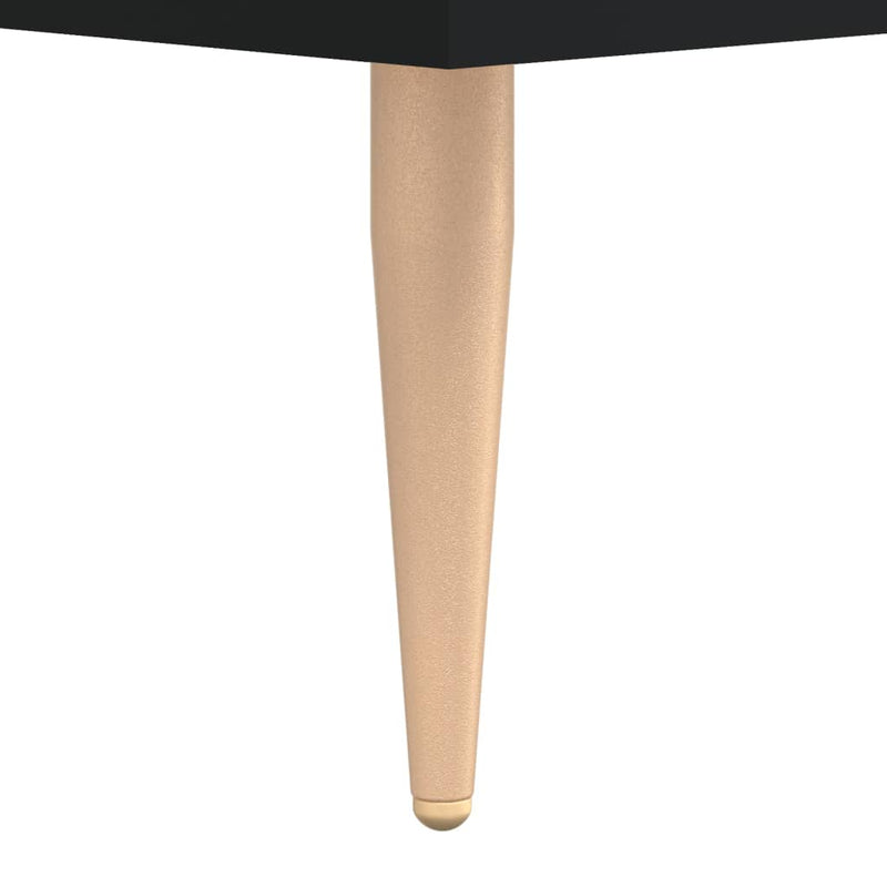 vidaXL fekete szerelt fa tálalószekrény 34,5 x 32,5 x 90 cm