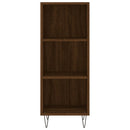vidaXL barna tölgyszínű szerelt fa tálalószekrény 34,5 x 32,5 x 90 cm