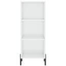 vidaXL magasfényű fehér szerelt fa tálalószekrény 34,5 x 32,5 x 90 cm