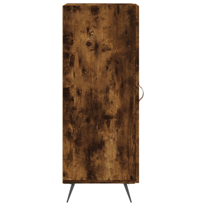 vidaXL füstös tölgy színű szerelt fa tálalószekrény 34,5 x 34 x 90 cm