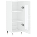 vidaXL magasfényű fehér szerelt fa tálalószekrény 34,5 x 34 x 90 cm