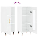 vidaXL magasfényű fehér szerelt fa tálalószekrény 34,5 x 34 x 90 cm