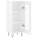 vidaXL magasfényű fehér szerelt fa tálalószekrény 34,5 x 34 x 90 cm