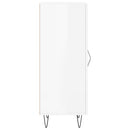 vidaXL magasfényű fehér szerelt fa tálalószekrény 34,5 x 34 x 90 cm