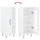 vidaXL magasfényű fehér szerelt fa tálalószekrény 34,5 x 34 x 90 cm