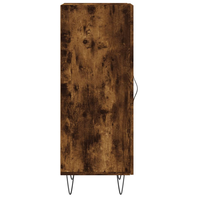 vidaXL füstös tölgy színű szerelt fa tálalószekrény 34,5 x 34 x 90 cm