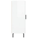 vidaXL magasfényű fehér szerelt fa tálalószekrény 34,5 x 34 x 90 cm