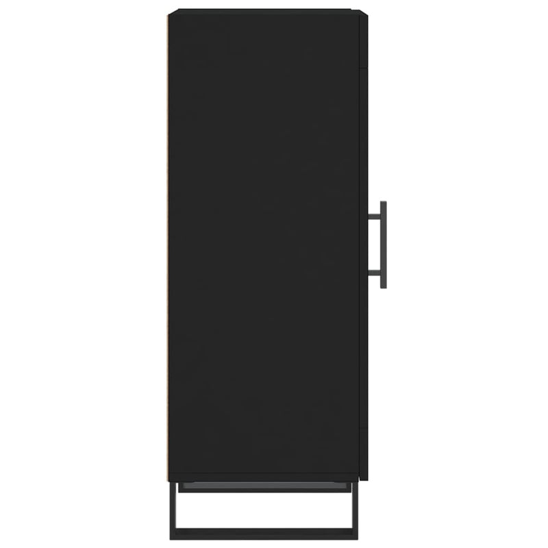 vidaXL fekete szerelt fa tálalóasztal 34,5 x 34 x 90 cm