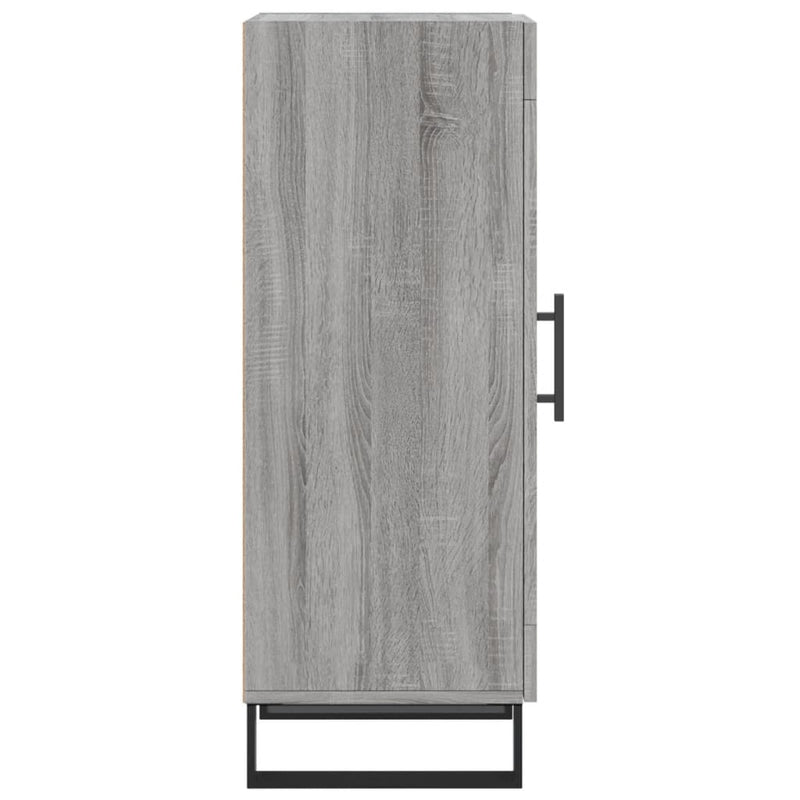 vidaXL szürke sonoma színű szerelt fa tálalószekrény 34,5 x 34 x 90 cm