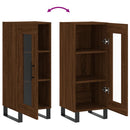 vidaXL barna tölgy színű szerelt fa tálalószekrény 34,5 x 34 x 90 cm