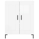 vidaXL magasfényű fehér szerelt fa tálalószekrény 69,5 x 34 x 90 cm