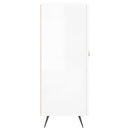 vidaXL magasfényű fehér szerelt fa tálalószekrény 69,5 x 34 x 90 cm