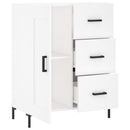 vidaXL fehér szerelt fa tálalószekrény 69,5 x 34 x 90 cm