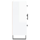 vidaXL magasfényű fehér szerelt fa tálalószekrény 69,5 x 34 x 90 cm