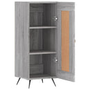 vidaXL szürke sonoma színű szerelt fa tálalószekrény 34,5 x 34 x 90 cm