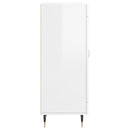 vidaXL magasfényű fehér szerelt fa tálalószekrény 34,5 x 34 x 90 cm