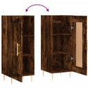 vidaXL füstös tölgy színű szerelt fa tálalószekrény 34,5 x 34 x 90 cm