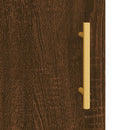 vidaXL barna tölgy színű szerelt fa tálalószekrény 34,5 x 34 x 90 cm