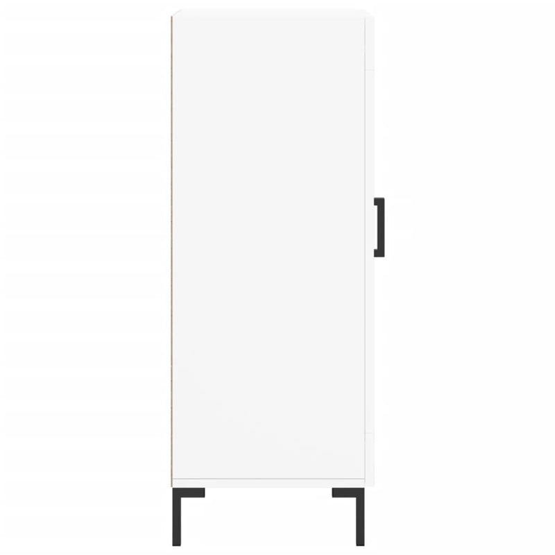 vidaXL fehér szerelt fa tálalóasztal 34,5 x 34 x 90 cm