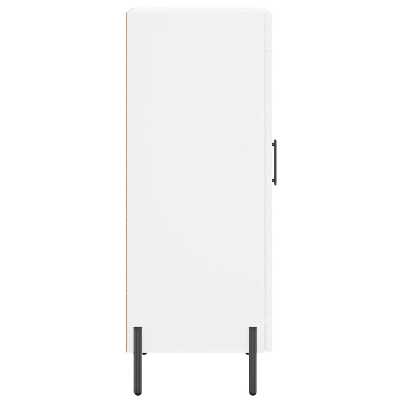 vidaXL fehér szerelt fa tálalóasztal 34,5 x 34 x 90 cm