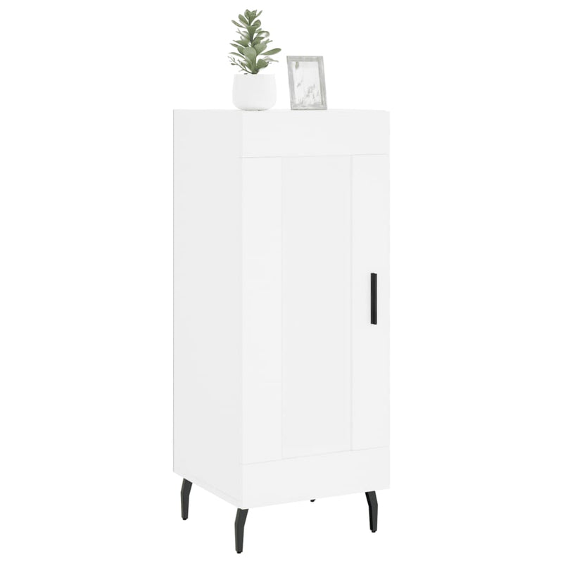 vidaXL fehér szerelt fa tálalóasztal 34,5 x 34 x 90 cm