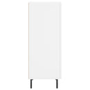 vidaXL fehér szerelt fa tálalóasztal 34,5 x 34 x 90 cm