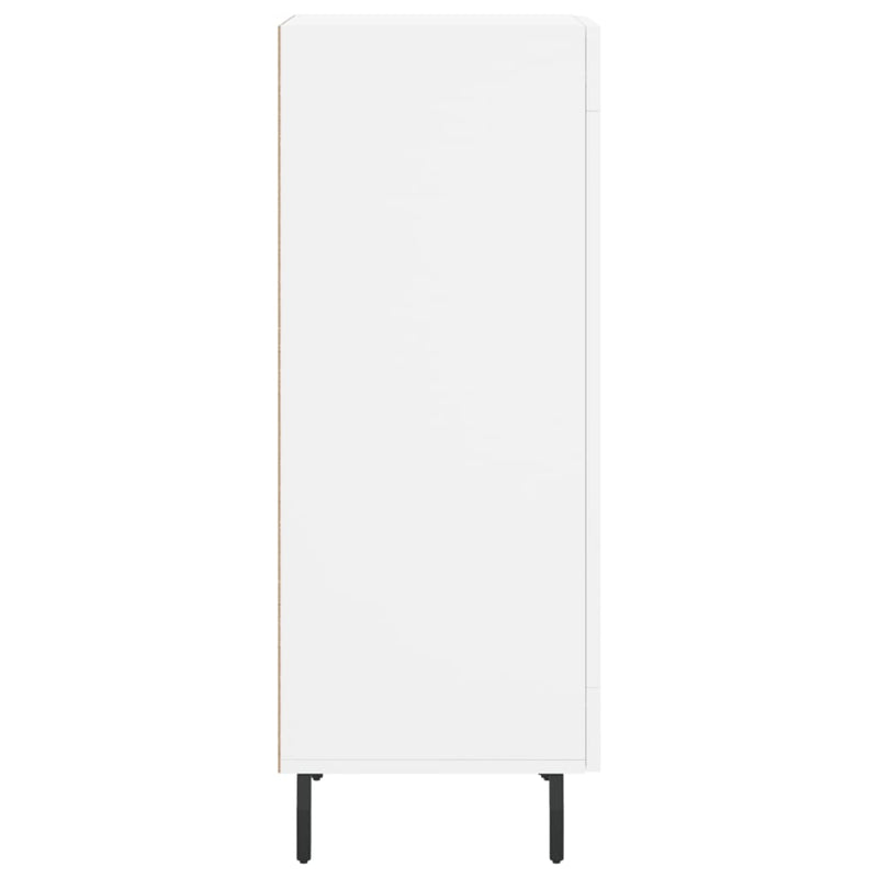 vidaXL fehér szerelt fa tálalóasztal 34,5 x 34 x 90 cm