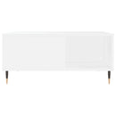 vidaXL fehér szerelt fa dohányzóasztal 80x80x36,5 cm