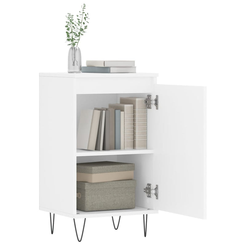 vidaXL 2 db fehér szerelt fa tálalószekrény 40 x 35 x 70 cm